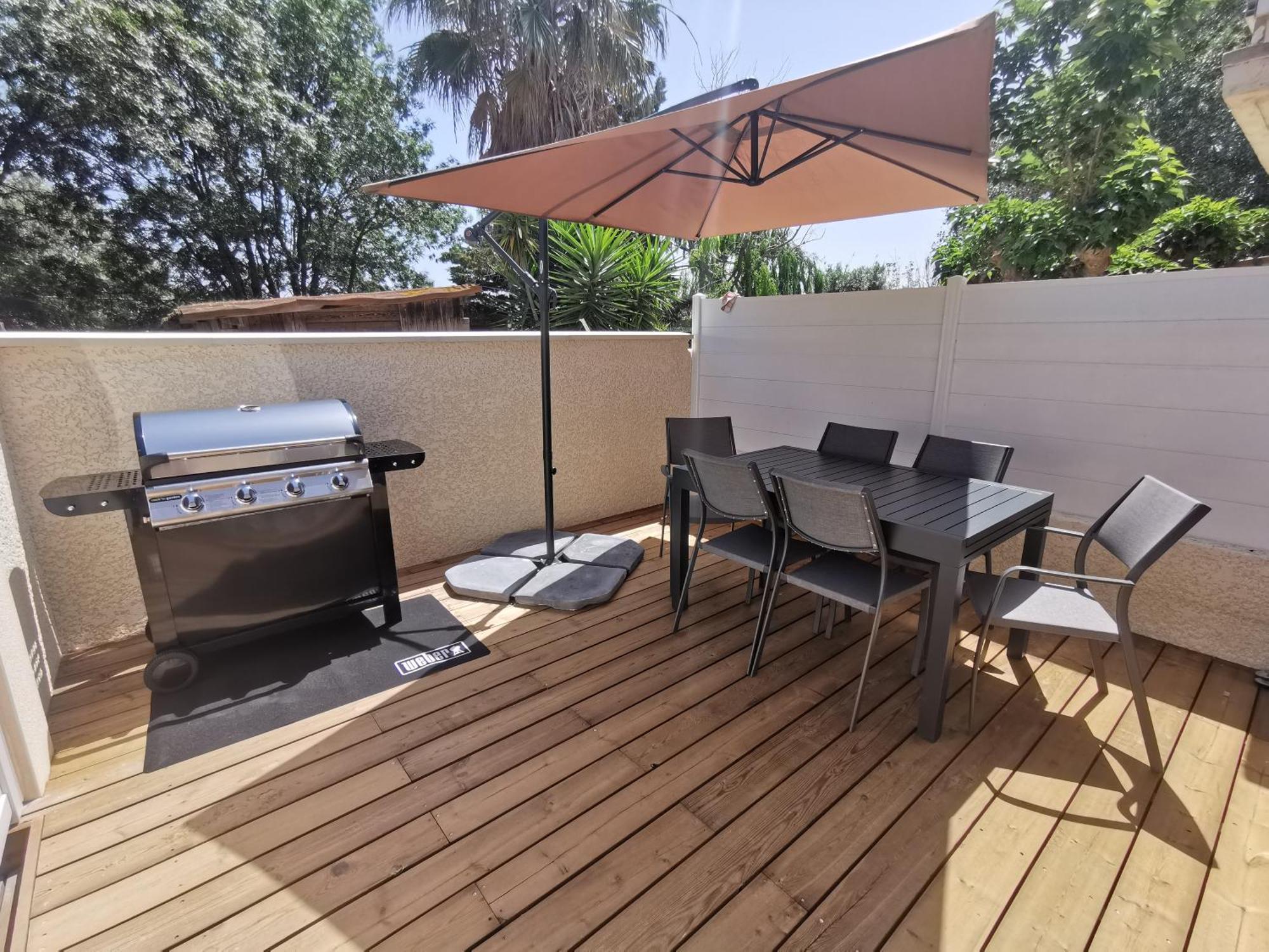Maison Renovee A Marseillan Plage Bagian luar foto